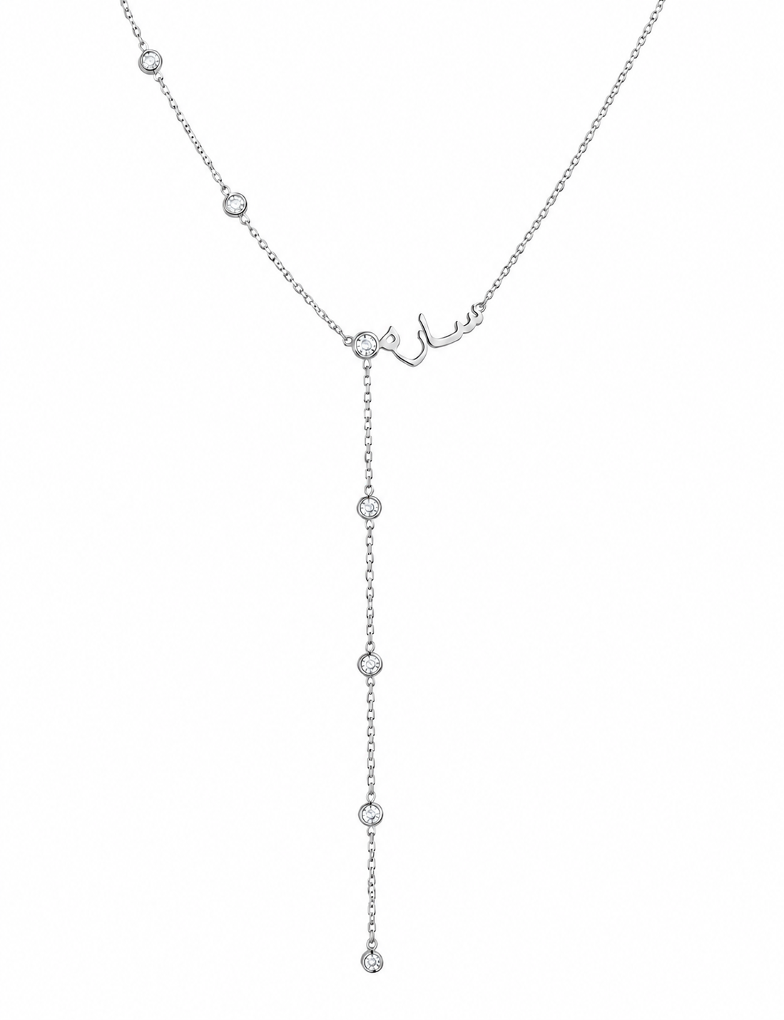 Drop dot necklace