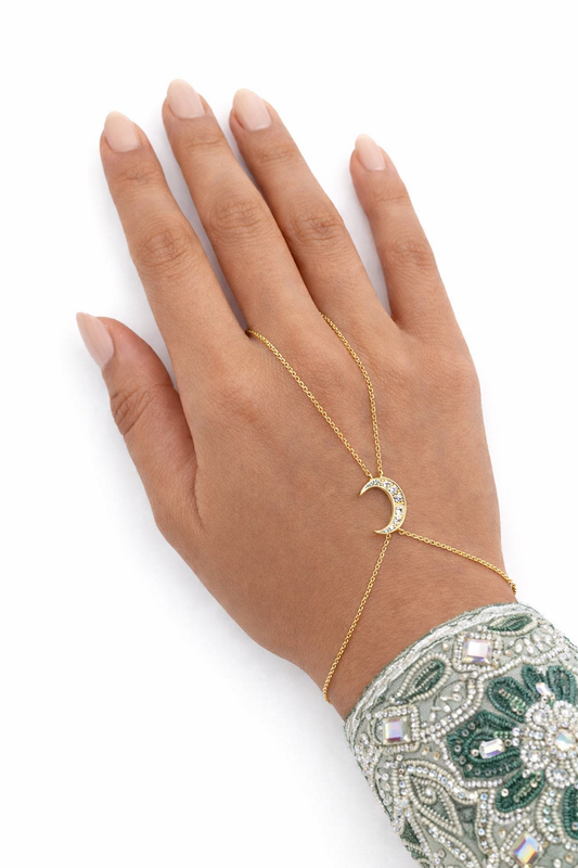 Crescent Hand Chain