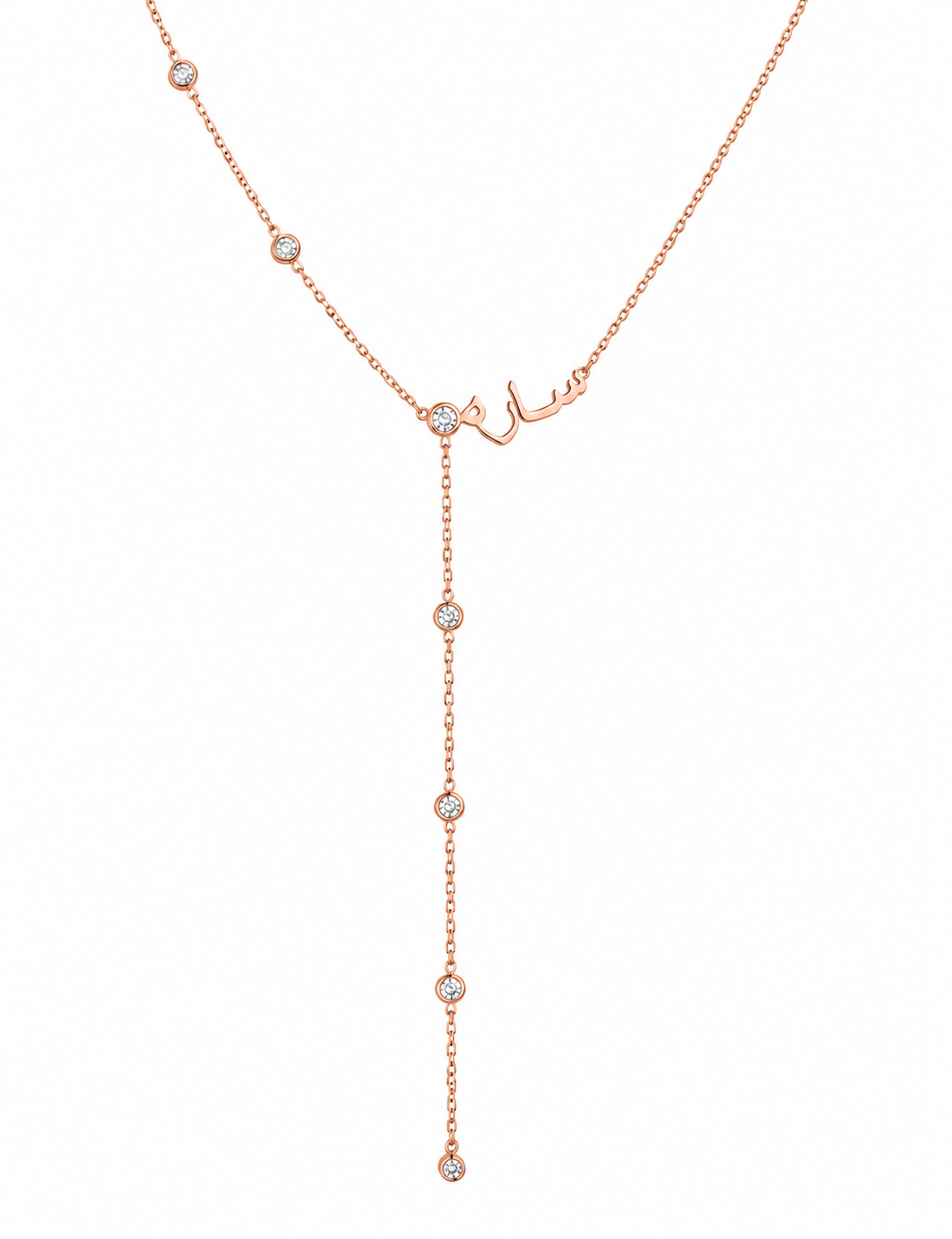 Drop dot necklace