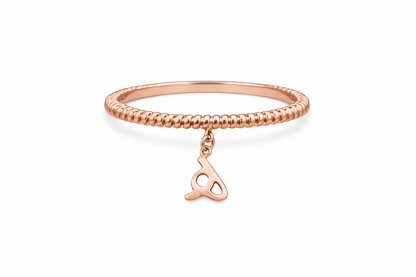 Twist Letter Ring