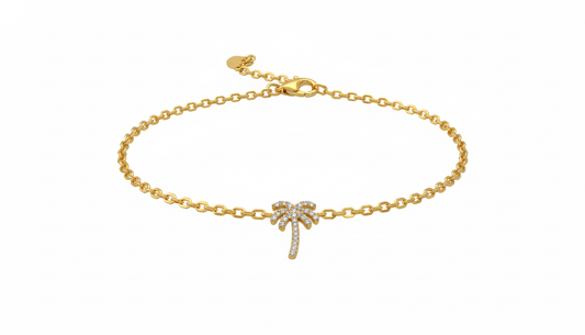 Palm Tree Anklet