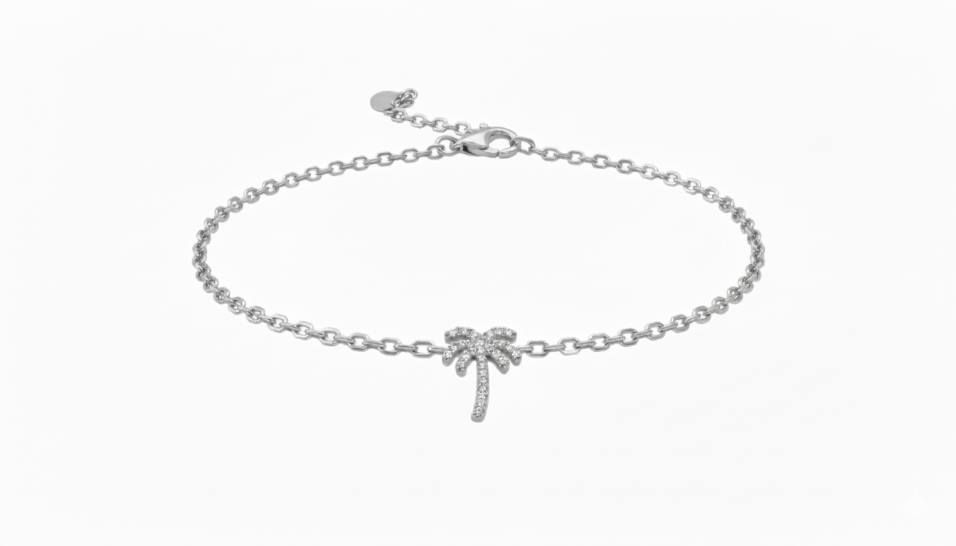 Palm Tree Anklet