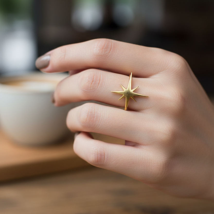 Golden Star Ring
