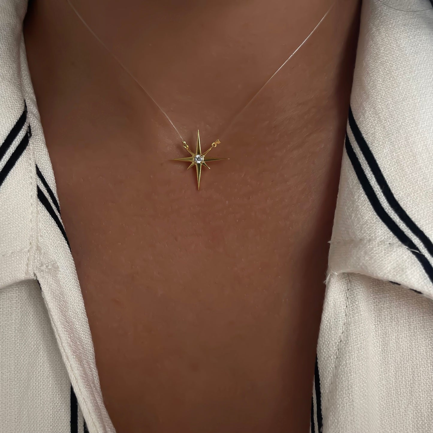 Golden Floating Star