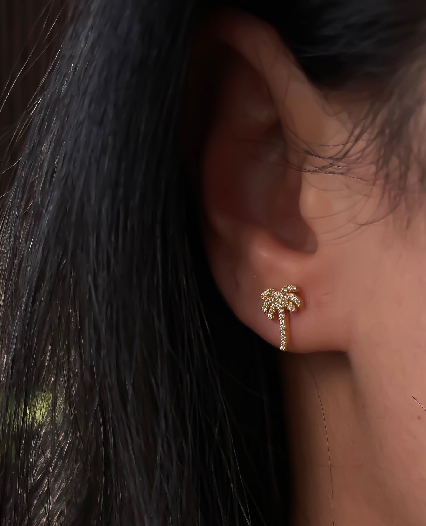 Palm Tree Studs