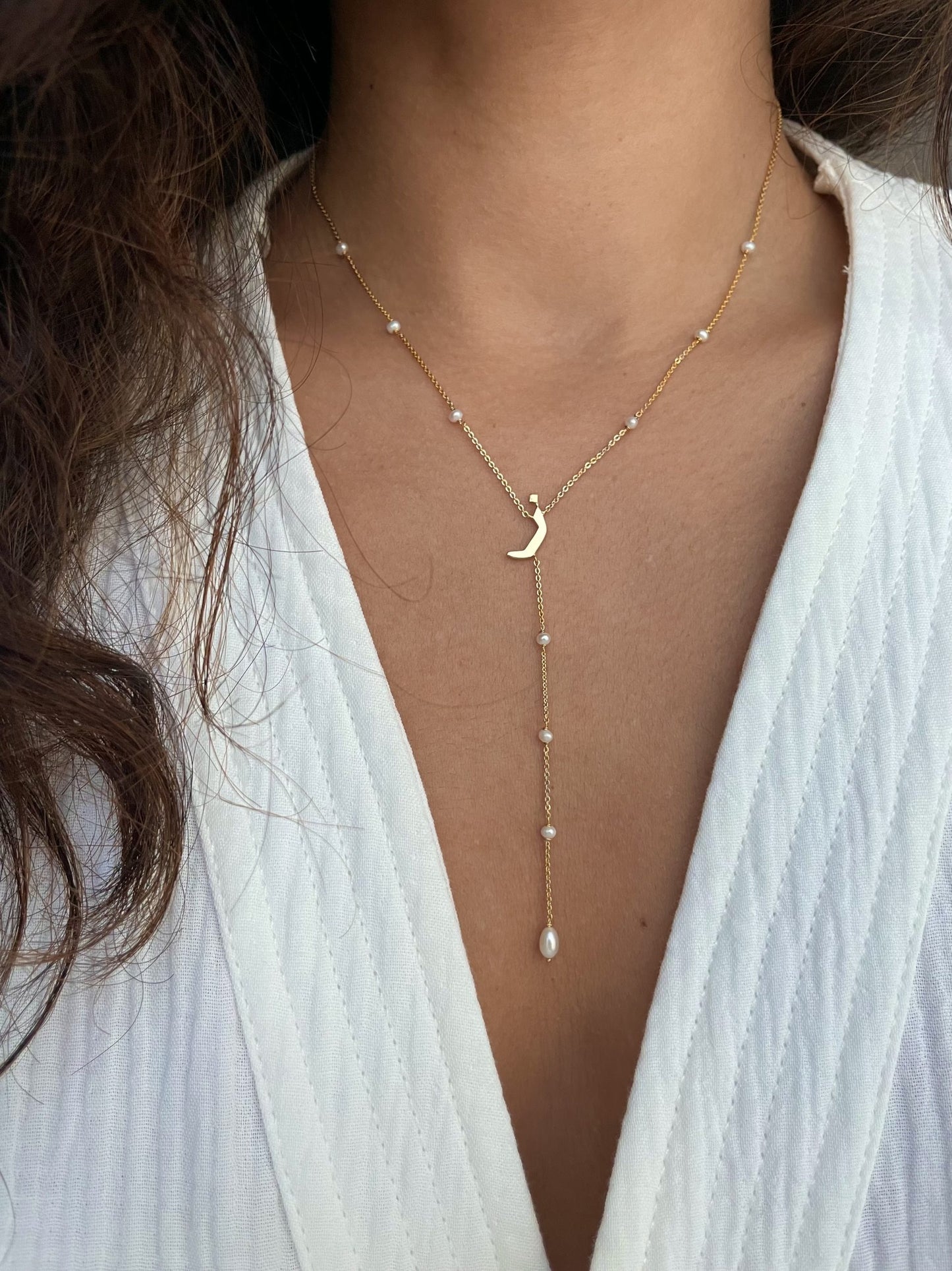 Letter Drop Necklace